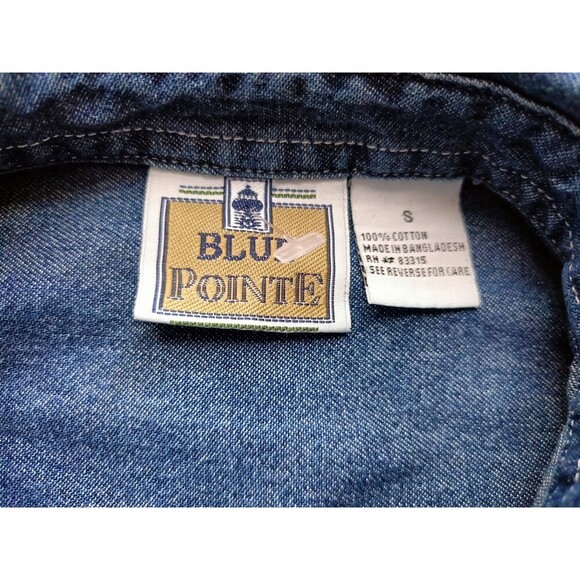 Indiana Cardinal  Button Up Shirt Men's Small  Blue Short Sleeve - Picture 4 of 7